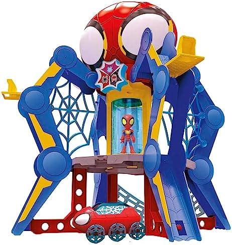 Spidey and His Amazing Friends Web-Spinners Web-Quarters, Kids Playset ...