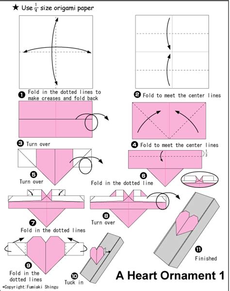 Origami Heart Present Box | Origami heart with wings, Origami heart ...