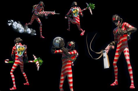 Kane • E.L.F. Shield • Peppermint Pick • Candy Cane : r/FortniteFashion