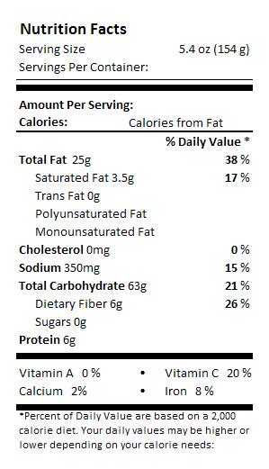 Mcdonalds French Fries Nutrition Facts - Nutrition Ftempo