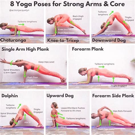 8 YOGA POSES FOR STRONG ARMS & CORE . Yoga is incredible for strengthening the upper body and ...