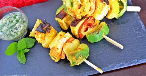 13 Secret Sauce: Paneer Tikka with Roasted Garlic Chutney