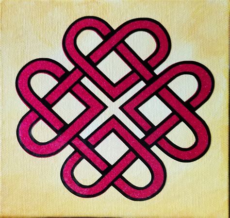 Universal Love Symbol on Canvas Original Art for Wall Glitter - Etsy