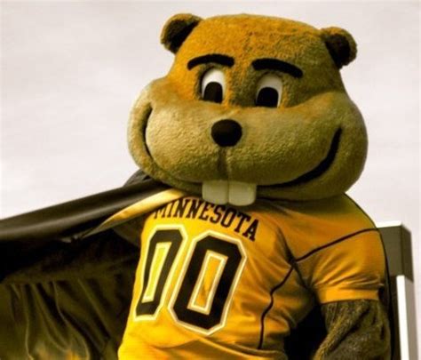 Goldy Gopher, the Minnesota Golden Gophers mascot. The embodiment of ...