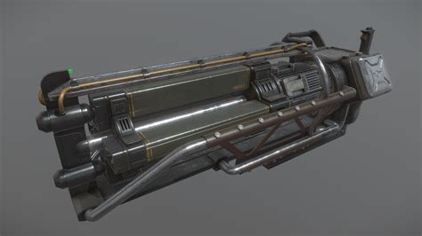 Gatling Laser (Fallout 4 Fan art) - 3D model by fandiw [9cfc3ca] - Sketchfab