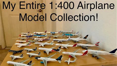 My ENTIRE 1:400 Airplane model collection! - YouTube