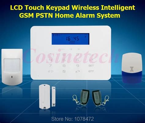 Aliexpress.com : Buy LCD Touch Keypad Wireless wired 433MHZ Home Alarm ...