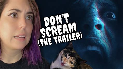 Don't Scream OFFICIAL TRAILER BLIND REACT - YouTube