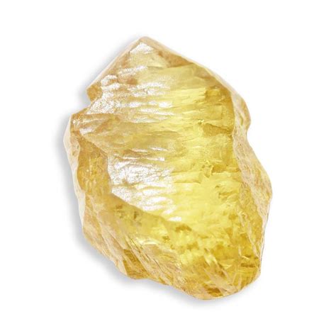 1.14 carat golden yellow freeform rough diamond – The Raw Stone