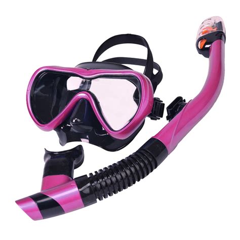 Snorkel Set Snorkeling Equipment Silicone Diving Snorkeling Glasses Set ...