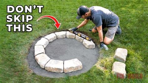 How to Build a DIY Stone Fire Pit | FixThisBuildThat