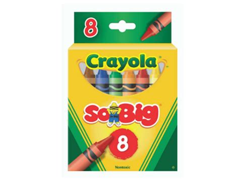 Crayola So Big Crayons 8 Colors | Office Warehouse, Inc.
