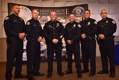 Garden Grove PD swears in five new officers who transferred from other agencies - Behind the Badge