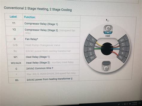 Nest Thermostat Heat Stage 2 Wiring Diagram - Database - Faceitsalon.com