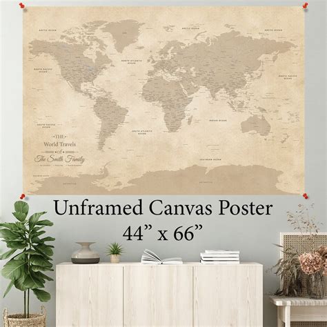 Europe map poster vintage map with personalization europe map print ...