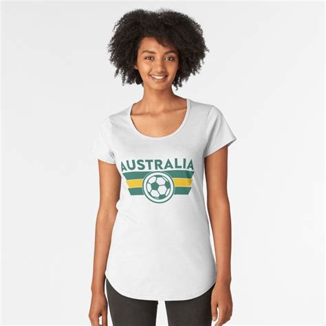 "Australia Football Jersey Shirt World Cup Soccer Aussie" Women’s ...