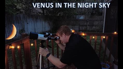 How do you view Venus under a telescope in the night sky ...