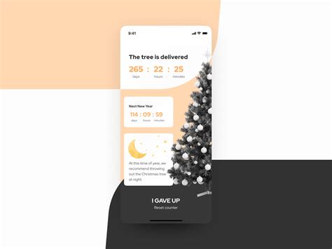 Christmas tree timer by Angelina on Dribbble