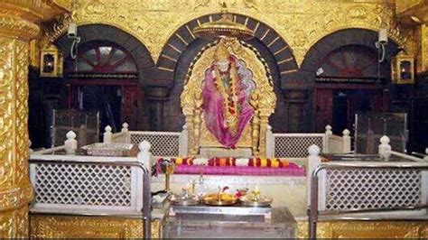 Sai baba image appears on wall of Dwarkamai in Shirdi temple शिरडी ...