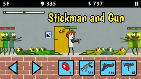 Stickman and gun android game Better quality. - YouTube