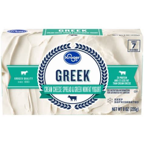 Kroger® Greek Cream Cheese Spread & Greek Nonfat Yogurt, 8 oz - Kroger