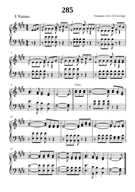 285 - Galilee, Galilee Sheet music for Piano (Solo) Easy | Musescore.com