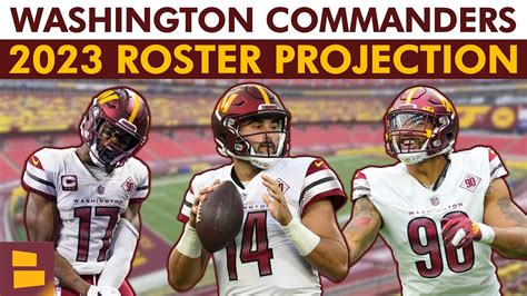 Washington Commanders 2023 Roster Projection | Commanders Training Camp News & Rumors - YouTube