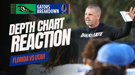 REACTION: Florida Gators depth chart versus Utah | Gators Breakdown