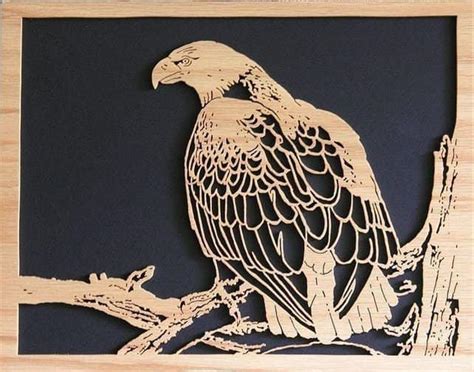 free laser engraving patterns Eagle Drawing Template - Free Vector