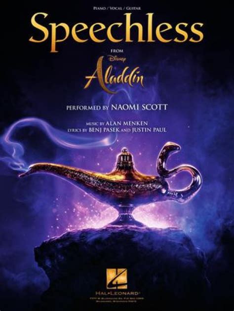 スピーチレス（心の声）（ピアノ）【Speechless (From Aladdin)】 - ナオミ・スコット (Naomi Scott) - 吹奏楽の楽譜販売はミュージックエイト