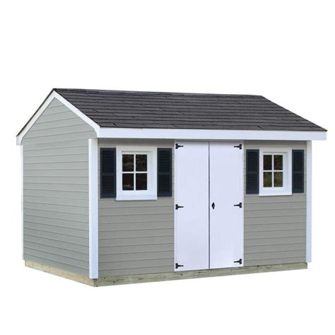 Sheds USA Installed 10 ft. x 12 ft. Vinyl Classic-V1012C - The Home ...