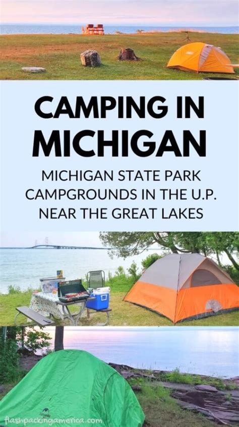 Best Upper Peninsula campgrounds (+ Great Lakes views from your campsite!) ⚓ UP camping in ...