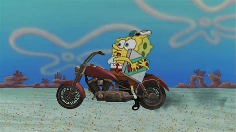 The Nice Bike getting a pizza from Spongebob - YouTube