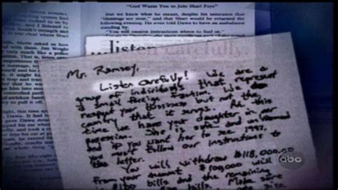 Video 9/27/1998: Experts Dissect JonBenet Ramsey Ransom Note - ABC News