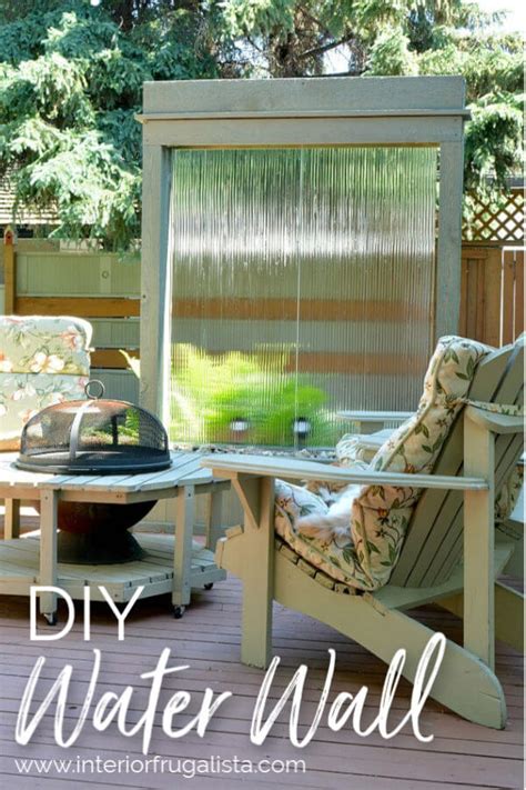 Diy Water Wall Fountain Outdoor - Wall Design Ideas