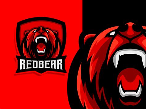 Red Bear Logo Design by afif dsgn on Dribbble