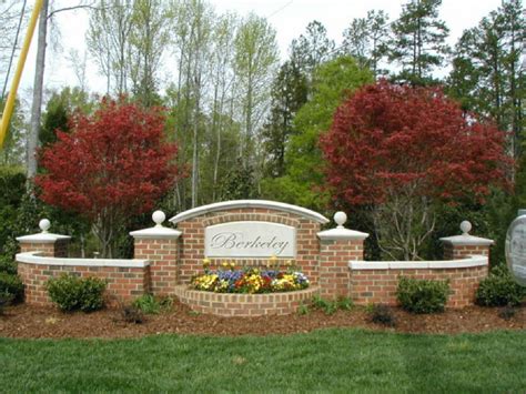 Subdivision Entrance Monuments - Outdoor Contracting - Charlotte ...