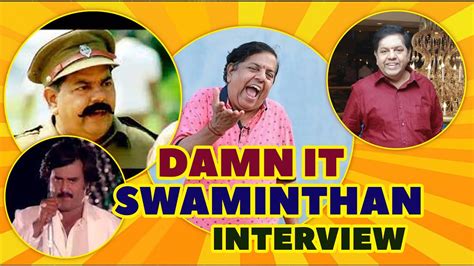 Damn it … Lollu Sabha Swaminathan Interview - YouTube