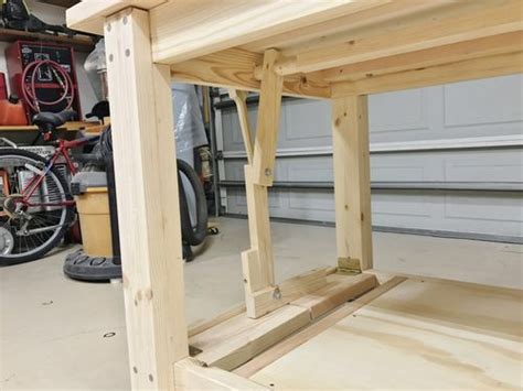 Workbench with retractable wheels - by woodshaver Tony C @ LumberJocks.com ~ woodworking ...