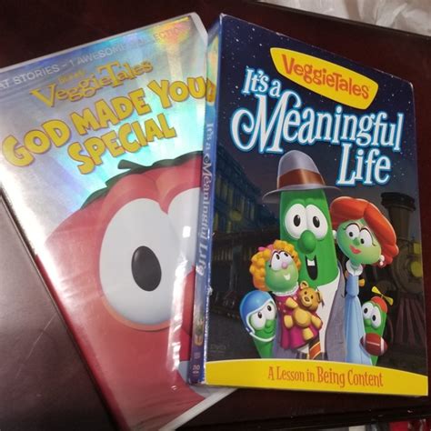 Big Idea | Media | Veggietales Dvd Set Its A Meaningful Life God Made You Special | Poshmark