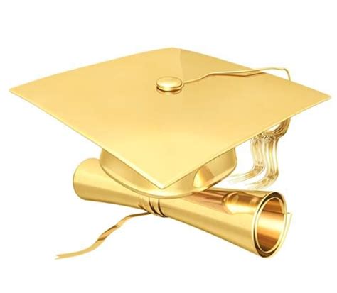 gold graduation cap png - Clip Art Library