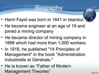 Henri Fayol's Modern Management Principles | PPT