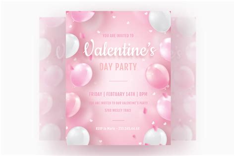 Free Valentine's Day Invitation Templates in PSD + Vector (.ai+.eps ...