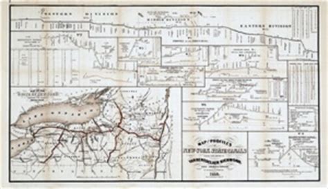 Short Erie Canal Map, 1825 | Landmark Society