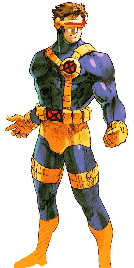 Cyclops - Characters & Art - Marvel vs. Capcom 2 | Cyclops marvel, Marvel vs capcom, Cyclops x men