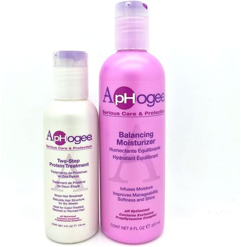 ApHogee Two Step Protein Treatment 118ml & Balancing Moisturizer 237ml ...