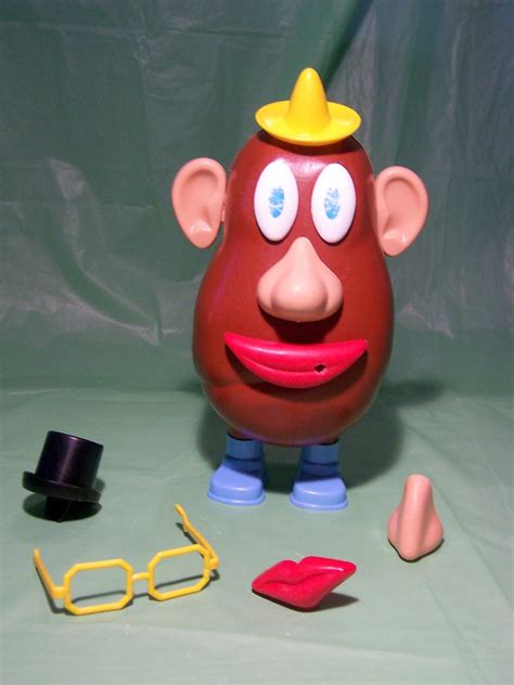 vintage Mr. Potato Head with accessories 1973