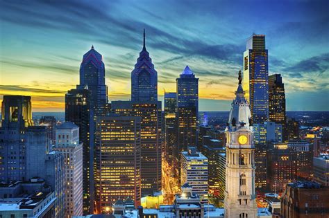 Philadelphia Night Skyline US picture, Philadelphia Night Skyline US ...