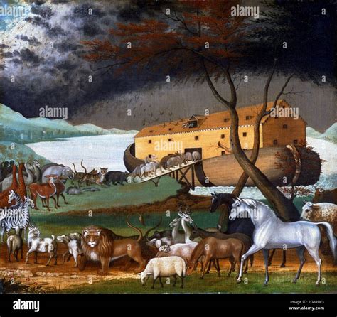 Noah's ark painting by hicks hi-res stock photography and images - Alamy