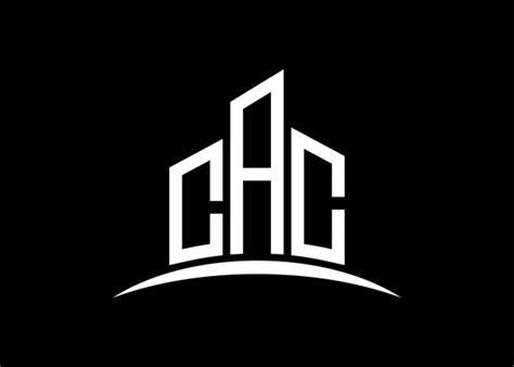 Premium Vector | Letter cac building vector monogram logo design template building shape cac logo